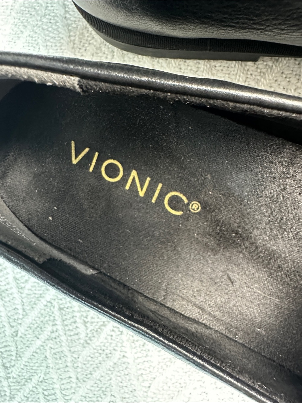 Vionic Black Leather Slip-On Loafers for Men - Picture 4 of 11